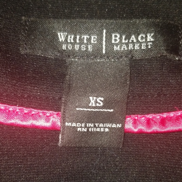 WHBM black mini skirt - Picture 3 of 4